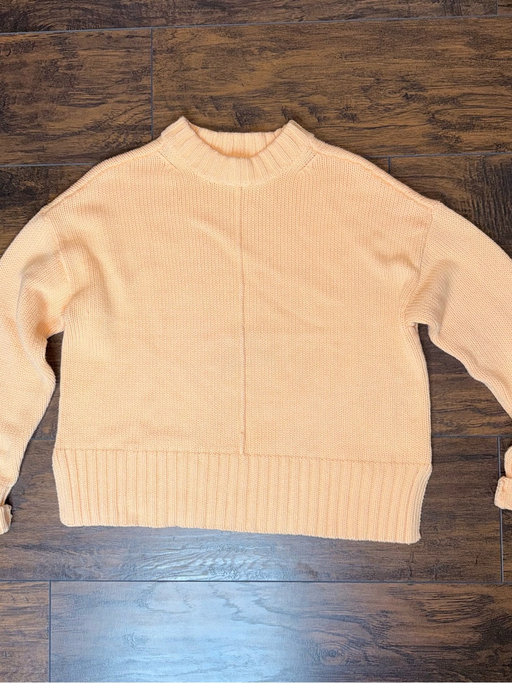 Target Peach Mock Neck Sweater